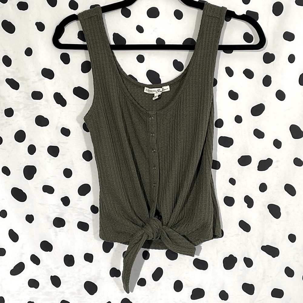 Express Tank Top Tie Knot size XS